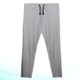 thumbnail image 3 of Pantalones de pijama para hombre, pantalones informales sueltos para dormir en casa, talla 5XL (gris) (estilo aleatorio), 1 unidad, 3 of 7