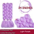 thumbnail image 2 of Ombre Jumbo Braiding Hair Extensions High Temperature Synthetic Twist Hair Multiple Colored Hair, 2 of 5