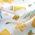 thumbnail image 5 of dinii Vegetables Slub Kitchen Curtains Window Tier Valance Set Farmhouse Short Café Bathroom Window, 5 of 6