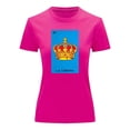 thumbnail image 3 of Playera Unisex De La Corona De La Loteria Mexicana Color Fucsia Talla Grande Marca Emil SaEs, 3 of 4