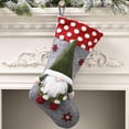 thumbnail image 2 of Nmnitkp Christmas Stocking, 18.5 Inches Family Initial Xmas Stockings, Super Soft White Plush Cuff with Deluxe Red Velvet Body and Gold Letter & Stockings for Christmas Presents, 2 of 3