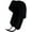 Black, variant on Zhengup Women Cable Knitted Trapper Hat with Faux Fur Earflaps Winter Thick Warm Russian Ushanka Aviator Caps