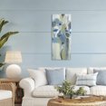 thumbnail image 3 of Stupell Industries Contemporary Beige & Blue Abstraction Canvas Art, 17 x 40, by Lisa Ridgers, 3 of 8