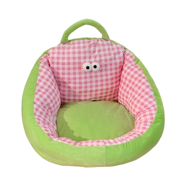 Sofá infantil con cojín de suelo, adorable sofá de ocio, silla tatami rellena con Rosa