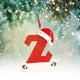 thumbnail image 1 of Navidad Little Red Hat Carta Colgante DIY Escribible Nombre 26 Carta Colgante Wmkox8yii gf6270, 1 of 4