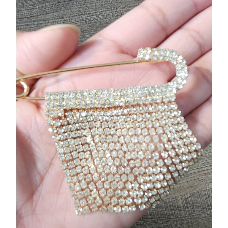 Bling cheap safety pin