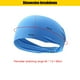 thumbnail image 5 of Diademas Deportivas Mujeres Hombres Diadema elástica Transpirable Absorción de sudor Tocado Negro Likrtyny Para estrenar, 5 of 8