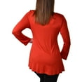 thumbnail image 3 of Women's Plus Size Less is More Long Sleeve Tunic, 3 of 3