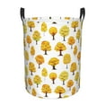 thumbnail image 6 of Lsque Qutumn Tree pattern Laundry Hamper Basket, Tall Woven Rope Hamper Basket for Clothes, Lightweight Storage Basket, Collapsible Waterproof-Medium, 6 of 8