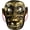 glod, variant on Vjnyvs Sanxingdui Gold Beast Home Decor Masks, PVC Retro Face Mask for Home Wall Decore