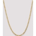 thumbnail image 2 of 14K Yellow Gold 4.75mm Flat Figaro Chain (24 X 4.75) Made In South Africa ffl120-24, 2 of 5
