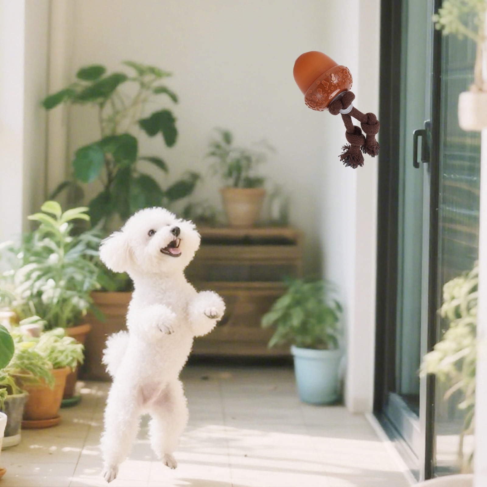 Interactive Dog Toys for All - 2025 Motion Activated Rolling Toy with LED Light Rechargeable Design for Unforgettable Indoor