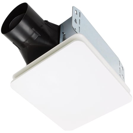 Broan Be6 Roomside 60 Cfm 0.9 Sone Ceiling Mounted Energy Star Certified Bath Fan - White