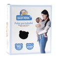 thumbnail image 1 of Fular portabebé BABY MINK negro, 1 of 4