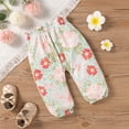 thumbnail image 4 of U·nikaka Infant Baby Girls Clothes Set Letter Print Romper +Pant +Headband Outfits 3PCS (0-18 Months), 4 of 8