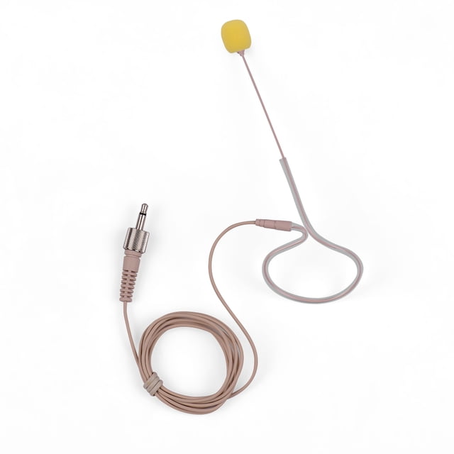 Lightweight Single Ear-Hook Condenser Microphone Mic 3.5mm Plug for Smartphone DSLR Camera Camcorder Computer PC Laptop