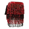 thumbnail image 1 of Bufanda de cintura con borlas encriptadas para danza del vientre para mujer, accesorios para la cintura, bufanda para la cadera, blusa para mujer, 1 of 2