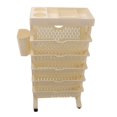 thumbnail image 1 of Movable Bookshelf With Rotatable Shelves, PP Material, Rotatable Multilayer Mobile Bookshelf For Bedroom, Dormitory, Office, 1 of 8