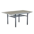 thumbnail image 5 of Drop Leaf Kitchen Table for 2-6 People, Small Folding Dining Table with Storage Rack and 1.2 Inches Thick Table Top, Extendable Dining Table for Apartment, Small Spaces, Grey, 5 of 8