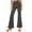 Grey, variant on Baqcunre Fleece Lined Leggings Solid Color Corduroy Flare Pants Wide Leg Pants Street Casual Pants Womens Pants Flare Leggings Womens Leggings Black S-3XL