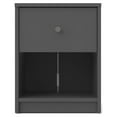 thumbnail image 4 of Home Square 3 Piece Furniture Set with Chest and 2 Nightstands in Gray, 4 of 20