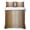 Brown Gray, variant on Twin Quilt Set 68''x86'', Brown Ombre Lightweight Summer Bedspread Coverlet Set with 2 Pillow Shams, Vintage Country Wooden Breathable All Season Quilt Bedding for Dorm/Bedroom