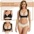 thumbnail image 4 of ANYFIT WEAR Chest Push Up Brace for Women Posture Corrector Shapewear Vest Tops Support Bra Body Shaper, 4 of 7