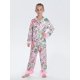 thumbnail image 5 of Conjuntos de pijama navideños para mamá y yo, ropa de dormir de 2 piezas con ribete de plumas, ropa de dormir para mujeres y niñas, 5 of 5