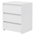 thumbnail image 2 of Bedside Table, Nightstand, White for Drawers Home Cabinet, 2 of 8