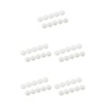 thumbnail image 1 of Yuarrent 10 piezas de tornillos hexagonales para bicicleta, cubiertas para tornillos, plástico liso profesional, accesorios prácticos M5,blanco 5Conjunto, 1 of 6