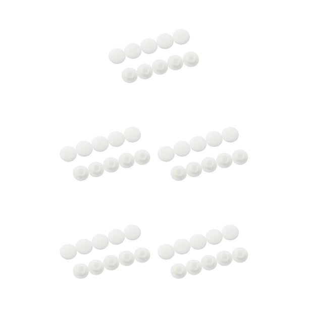 Greeniant 10 Piezas Tornillos de Bicicleta Hexagonales Cubiertas de Tornillos Kit de Tornillos y Tuercas Universales de Plástico Juego de Tornillos de M5,blanco 5piezas Greeniant CBP213016