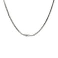 thumbnail image 2 of CLEOPIA 925 Sterling Silver Tennis Necklace for Women – 2mm Dainty 2mm Round Cut Cubic Zirconia Simulated Diamond – Rhodium Plated – Classic Riviera Choker Jewelry Gift (18 Inch), 2 of 6