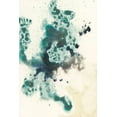 thumbnail image 2 of Goldberger, Jennifer 11x14 Gold Ornate Wood Framed with Double Matting Museum Art Print Titled - Teal Tributary I, 2 of 4