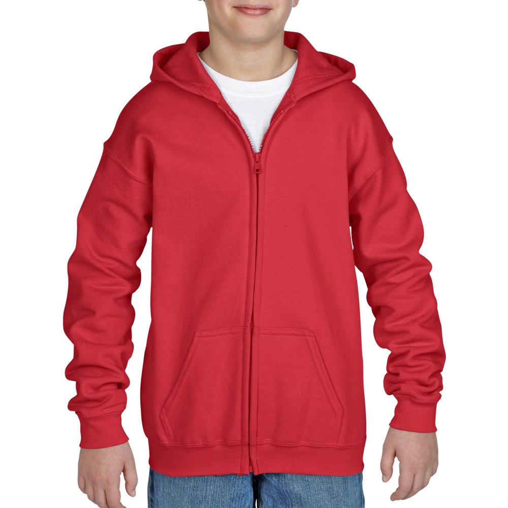 gildan red sweatshirt