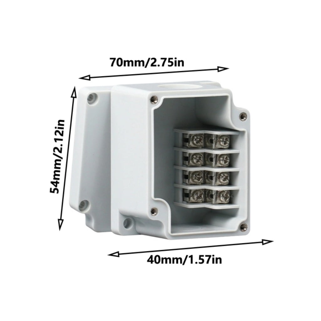 Undergrounds Electric Power Cord Box Accessory for Safe Wire Connection