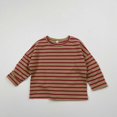 thumbnail image 2 of OSOLU Toddler Child Unisex T-Shirts Boys Girls Striped Casual T Shirt Tee Tops Fashionable Dailywear, 6-8 Years, 2 of 7