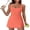Coral, variant on Summer Dresses For Women Sleeveless Athletic Bodycon Mini Tennis Yoga Workout Graduation Dress With Pockets