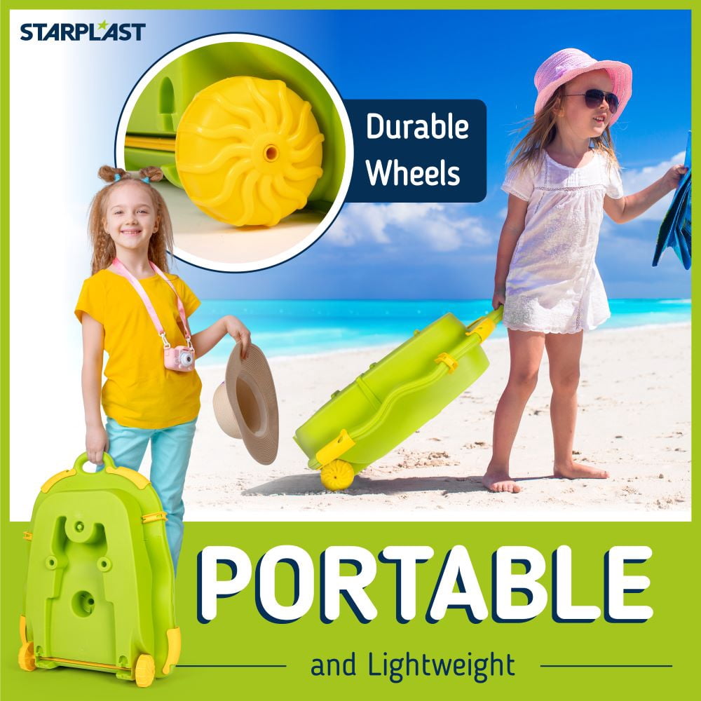 Starplast Water Fun Trolley Portable Folding Water Table Play Set