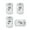 Silver, variant on Tire Valves Caps Anti Theft Designs Tire Valves Stem Caps for Car Motorcycles