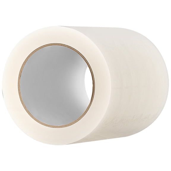 KFFKFF Clear Polyethylene Repair Tape 6 in x 108 ft, 6.3 Mil Thickness, Ideal for Greenhouse Film, Plastic Sheeting, Tent Seams, Waterproof and UV-Resistant