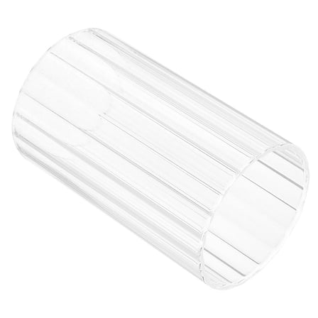 NIAIZEK Elegant Windproof Clear Glass Cylinder Candle Holder for Home Decor and Outdoor Use