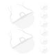 thumbnail image 1 of BRIGHTFUFU 8 máscaras bucales transparentes para servir alimentos, máscara de protección para cocinar, escudo transparente antivaho reutilizable para chefs, restaurantes y catering de hoteles, 1 of 8