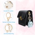 thumbnail image 3 of Uxcell PU Leather Handbag Keychain, Coin Purse Keychain Earphone Pouch Handbag Decoration Beige, 3 of 6