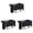 Black, variant on Solar Step Lights Waterproof Adhesive Solar Deck Stair Lighting Auto Dusk To Dawn Downward LED Solar Fence Wall Lantern Warm/White/Red Outdoor Pathway Lamp for Stairs Patio Garden Railing