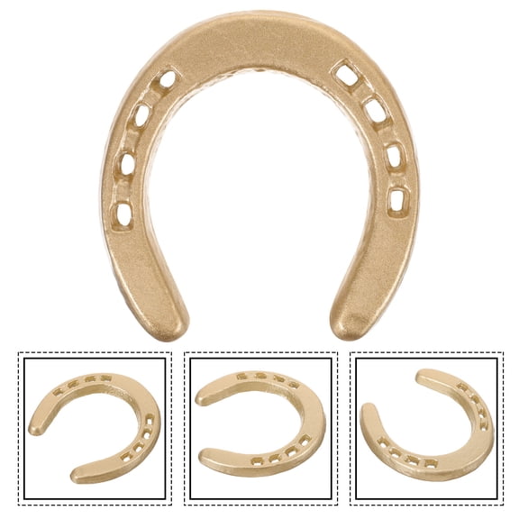Pawsdot Cast Iron Horseshoe Wall Decor Golden Vintage Style for Home Decoration