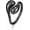 Black, variant on Chunky Teardrop Rings for Women Silver Gold Bypass Dome Rings Thick Statement Open Adjustable Rings Simple Waterdrop Stackable Band Rings