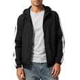 thumbnail image 3 of Tqyyweavej Men's Sun Protection Hoodie Jacket Lightweight Full Zip Long Sleeve Hoodies Drawstring Casual Hooded SPF UV Shirts for Hiking, 3 of 10