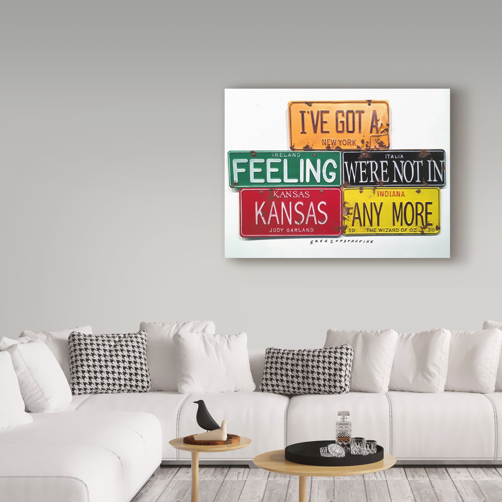 Trademark Fine Art 'Garland Not In Kansas' Canvas Art by Gregory Constantine