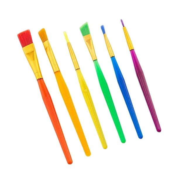 Juego de 6 brochas para pintar, brochas para pintar la cara, brochas para pintar al óleo acrílicas, brochas para artistas