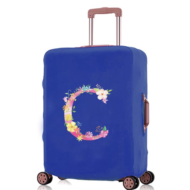 Luggage Covers Travel Accessories Suitcase Cover Protector Reusable Washable 18-32inch Pink Letter Printed Pattern Series 8pink C M